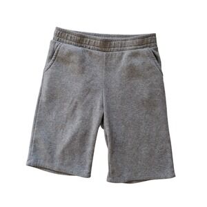 Shosho Shorts Kids 8‎ Gray Fleece Bermuda Elastic Waist Sporty Lounge Pockets